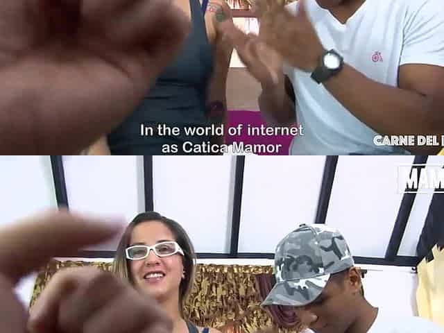 Large Booty Catica Mamor Oiled Up and Screwed by Fortunate Guy - CARNE DEL MERCADO