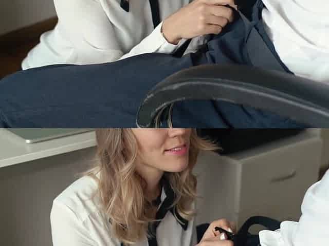 Whenever a boss is horny he ask her secretary to take care of his problem