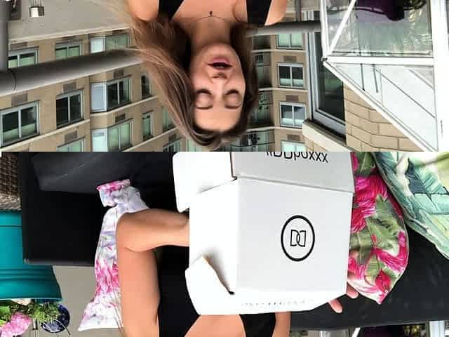 Brunette solo masturbation on webcam
