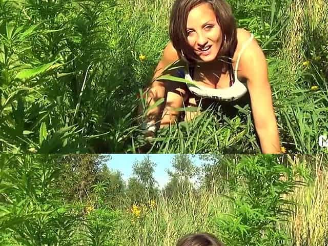 cheerful 42day Pawg mother i'd like to fuck banged out in the fields by bbc