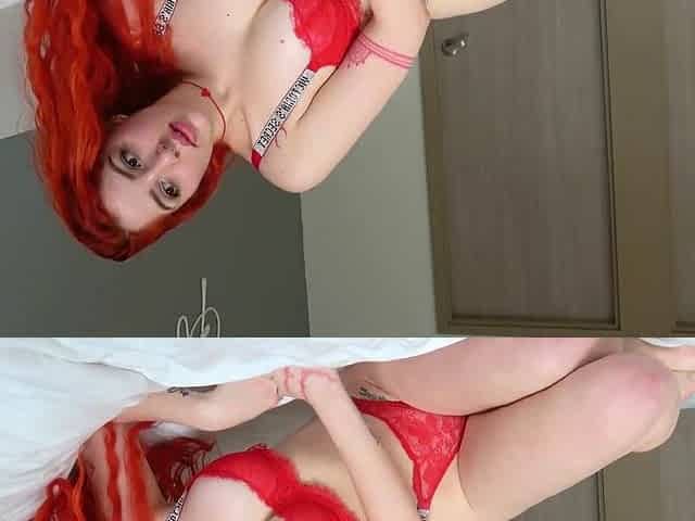 LATINA TEEN redhead had such a wild side