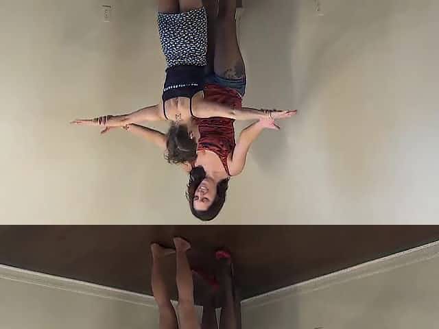 Small brunette cutie gets her ass spanked by a kinky friend