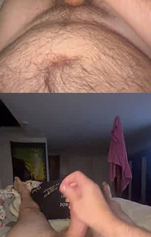 Cumming solely my large thick ramrod
