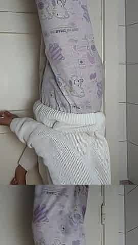Triple Shame! Asian Teen 3x Desperate to Pee Pants Wetting - Serial Toilet Denial Leaves Pajama, Yoga Leggings & Shorts Soaked