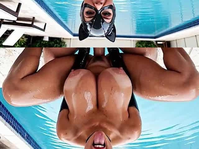 AI generated. Whore in latex