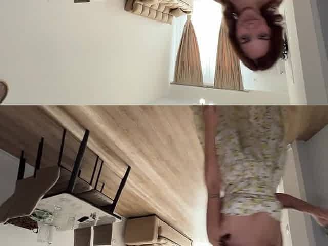 The cleaner banged the apartment owner in her constricted vagina