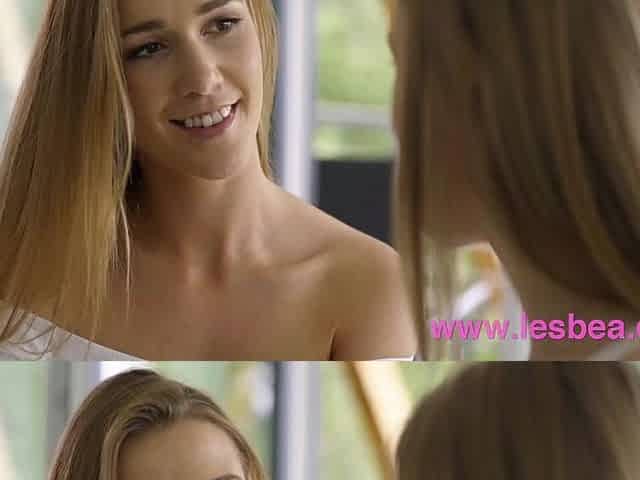 Lesbea Tongue screwing youthful gals Aislin and Alexis Crystal