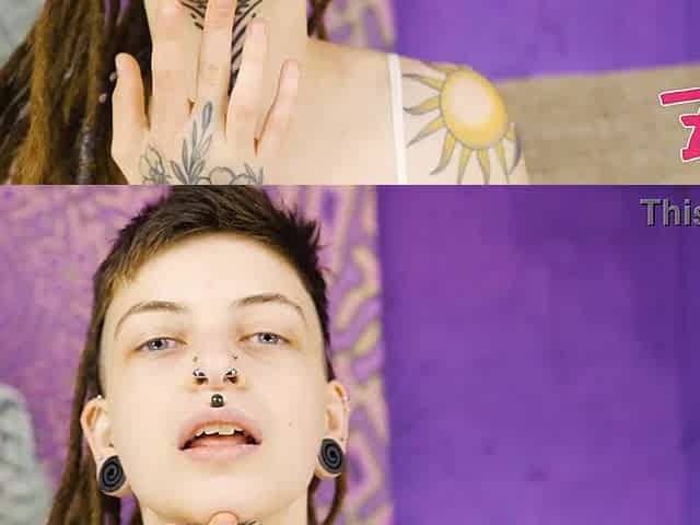 Small Teen solo toy MASTURBATION