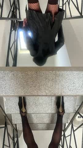 Whispers on the Stairs - High Heels, Tanga & Sultry Tease