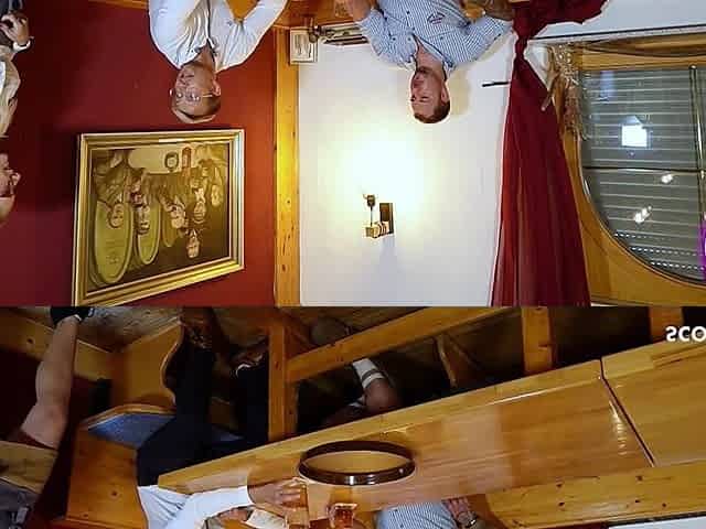 Two Nymphomaniac German Waitresses have Lovemaking with her guests at Restaurant - Hard fuck