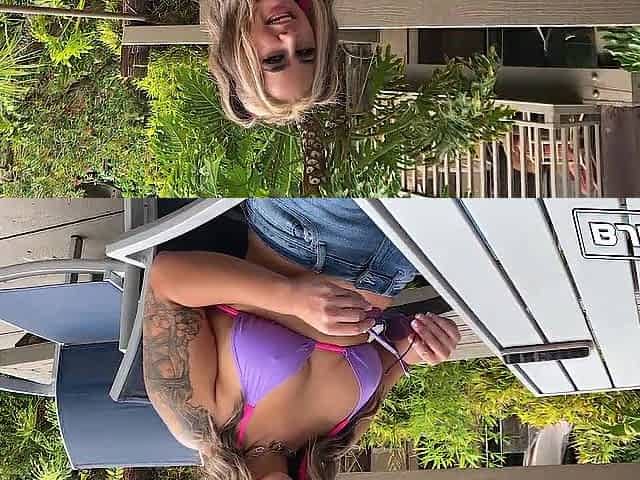 BJRAW Big titty blonde Misty Meaner has no gag reflex!