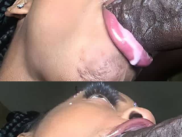 Super Facial- Khia Kandy Takes A Thick Load To Her Pretty