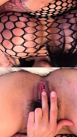 Hairy Pussy Webcam Girl with Big Boobs