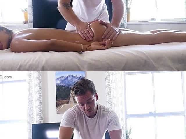 Glamorous Model Uma Jolie Cheats on Her Boyfriend with the Masseur
