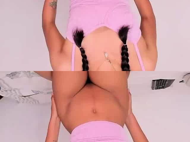 Hot teen with pigtails takes hard anal and pussy pounding li