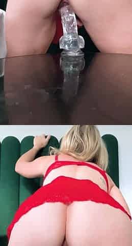 Hot Blondes Ass Loves Toys And Dicks