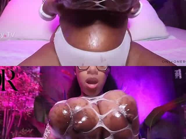 Big Boobs Rhonda Black MILF Solo