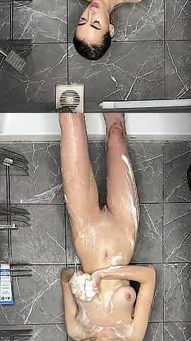 Ribald hotty needs a shower