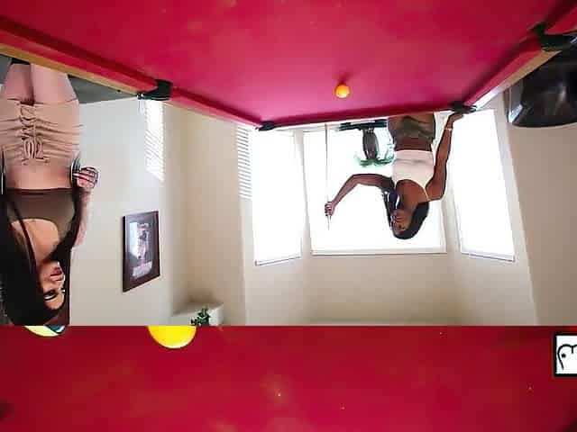 Harmonie Marquis & Kris Riot Have a fun Pool & Every Other's Excitement!