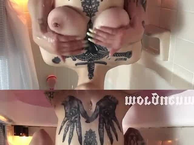 unshaved twat glass sex-toy bathtub screw
