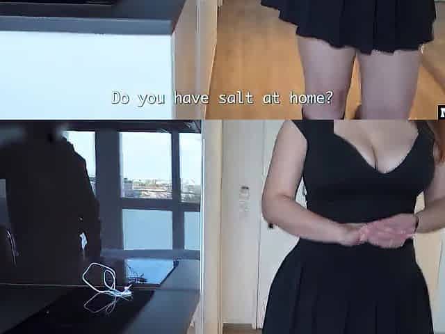A Shy Yet Very Nasty French Neighbour Came Home To Get Drilled Hard Regularly!!!