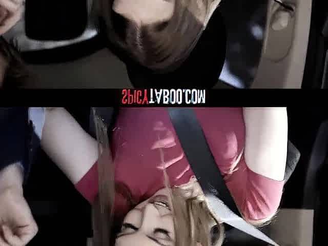 Horny married couple seduce and fuck teen hitchhiker