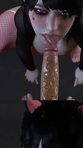 POV Deepthroat From a Pet Girl - Teen Blowjob