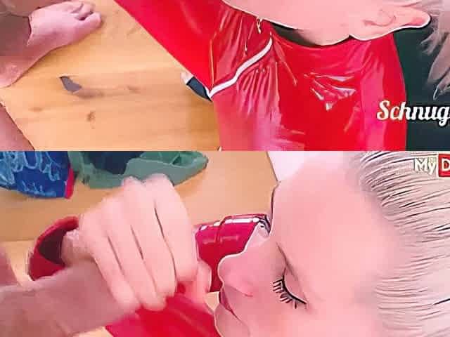 Outstanding Schnuggie91 And Laras Latex Catsuit Video - Lara Cumkitten