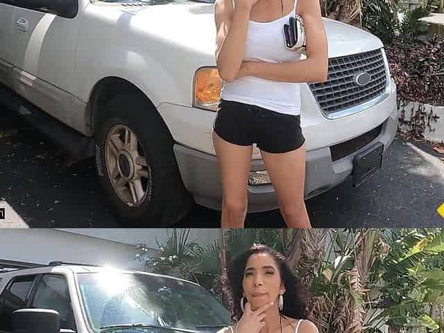 Roadside XXX - Ginger Bytes Bangs In Her Garage