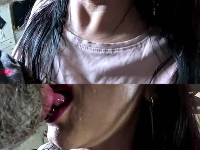 Clothes-ripping Table Fuck - Smoking, Blowjob & Cum Spit on My Tits
