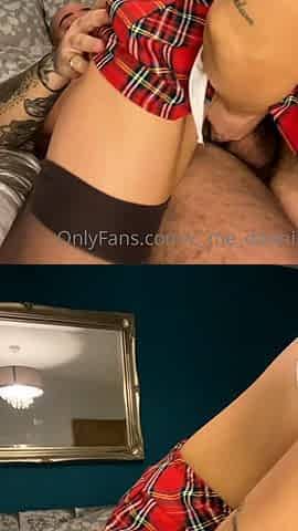 Beautiful blonde nanny and big boobed blonde MILF get pumped