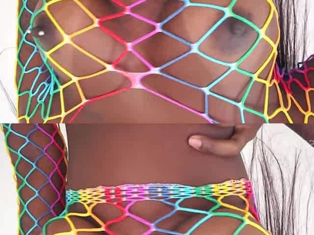19 Years Brazilian Tall Ebony Beauty With Perfect Breasts, Jenny