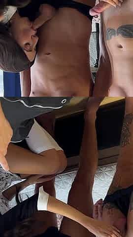 Gangbang - Medical Student Fucks Professor and Models for Annual Credit