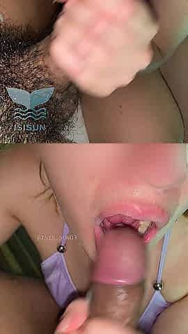 Mexican beauty I met on the beach swallows my goo for cash