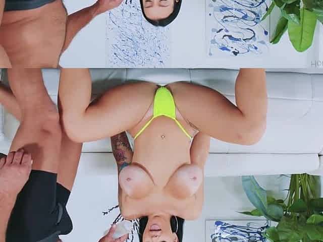 Payton Preslee Drilled super coarse in Jugs for Wiener Hugs