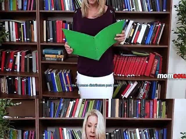 mother I'd like to fuck Faces Step Sons Perversion At Her Office (That babe Is At His Leniency)