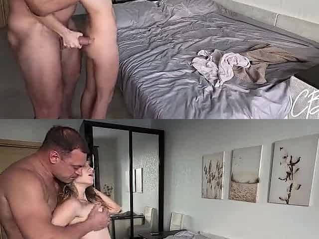 My stepfather always comes into my room after I take a shower