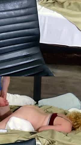 Fuck Her to Edge of Bed and Head Hanging Over as I Cont. to Pound