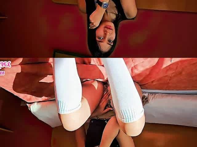 Oh my god my astounding girlfriend lastly shows me her constricted and ravishing cunt