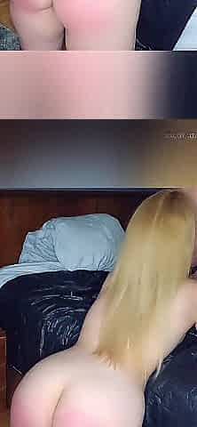Hotblondygirl spanked previous to great deepthroat fellatio lalin girl pawg