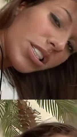 Brunette MILF in Wild Oral Action with Cumshot