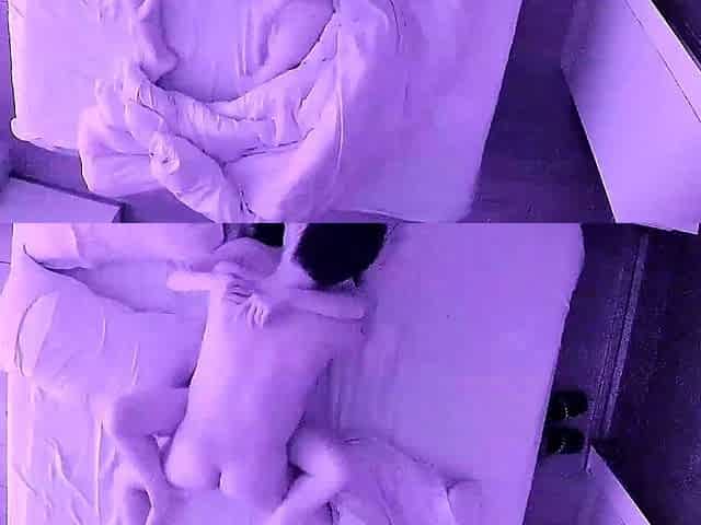 Amateur couple copulation on hidden cam