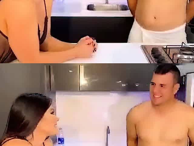 Amateur webcam blowjob and cumshot