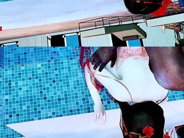 Sweet Pool Ai Girl: Bigboob Protocol Initiated - 3D Animation Hentai