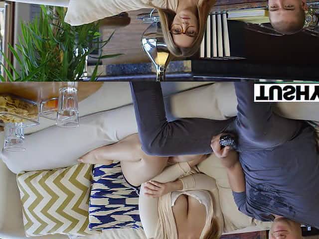 All natural curvy girl Natasha Nice screams and cums on big dick