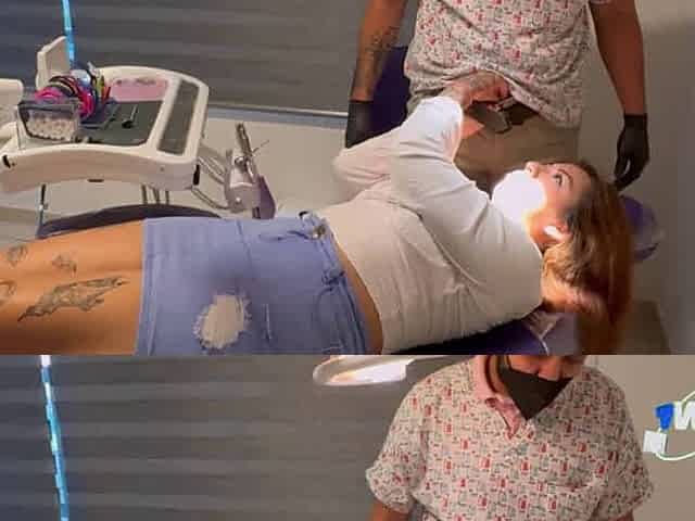 Dentist agrees to creampie his patient, a luxurious scorching latina.