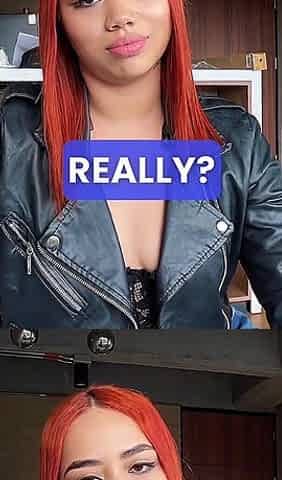 Petite Redhead Screams in Casting - Sloppy Blowjob and Deepthroat