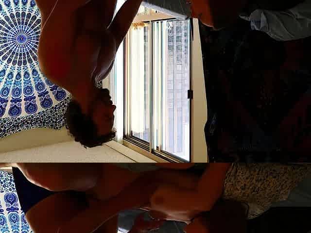 Voyeur livecam catches vehement and romantic creampie