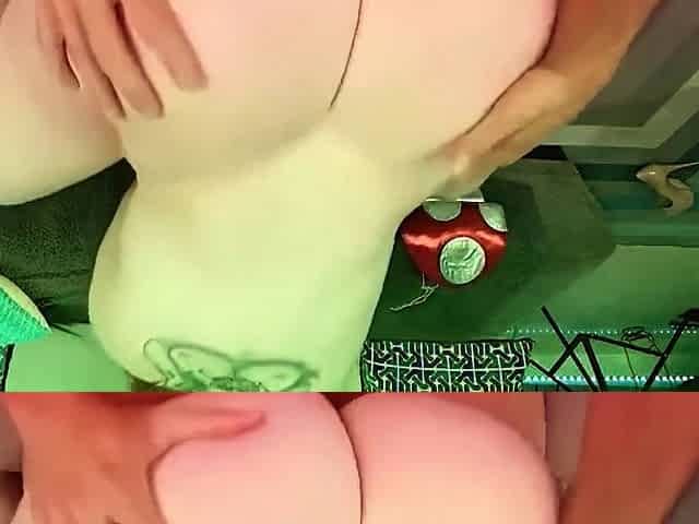 Blonde gives pov sloppy blowjob hardcore action
