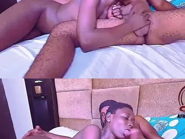 Ms Slick riding a ramrod so nicely with her small ebony booty